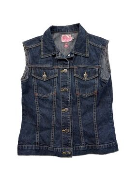 Vintage Dish Denim Vest - Vancouver Legacy Brand - Indigo Blue - Size M